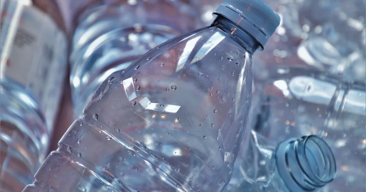 A close-up view of several plastic bottles arranged together, showcasing their shapes and colors.