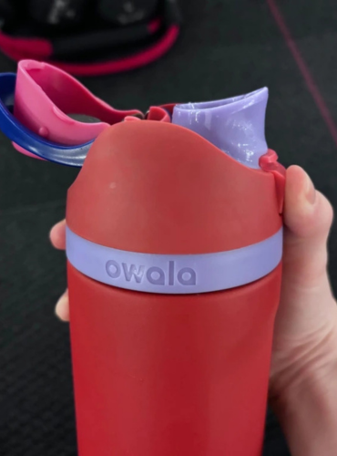Owala red water bottle