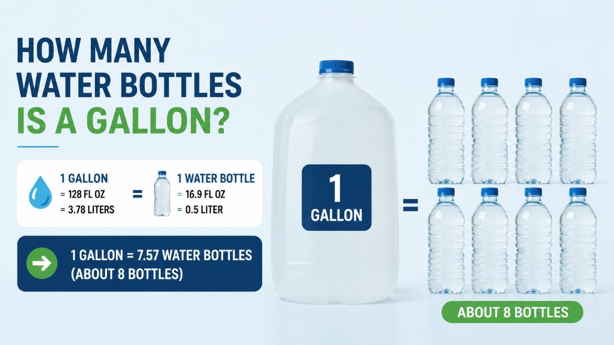 How Many Water Bottles Is A Gallon